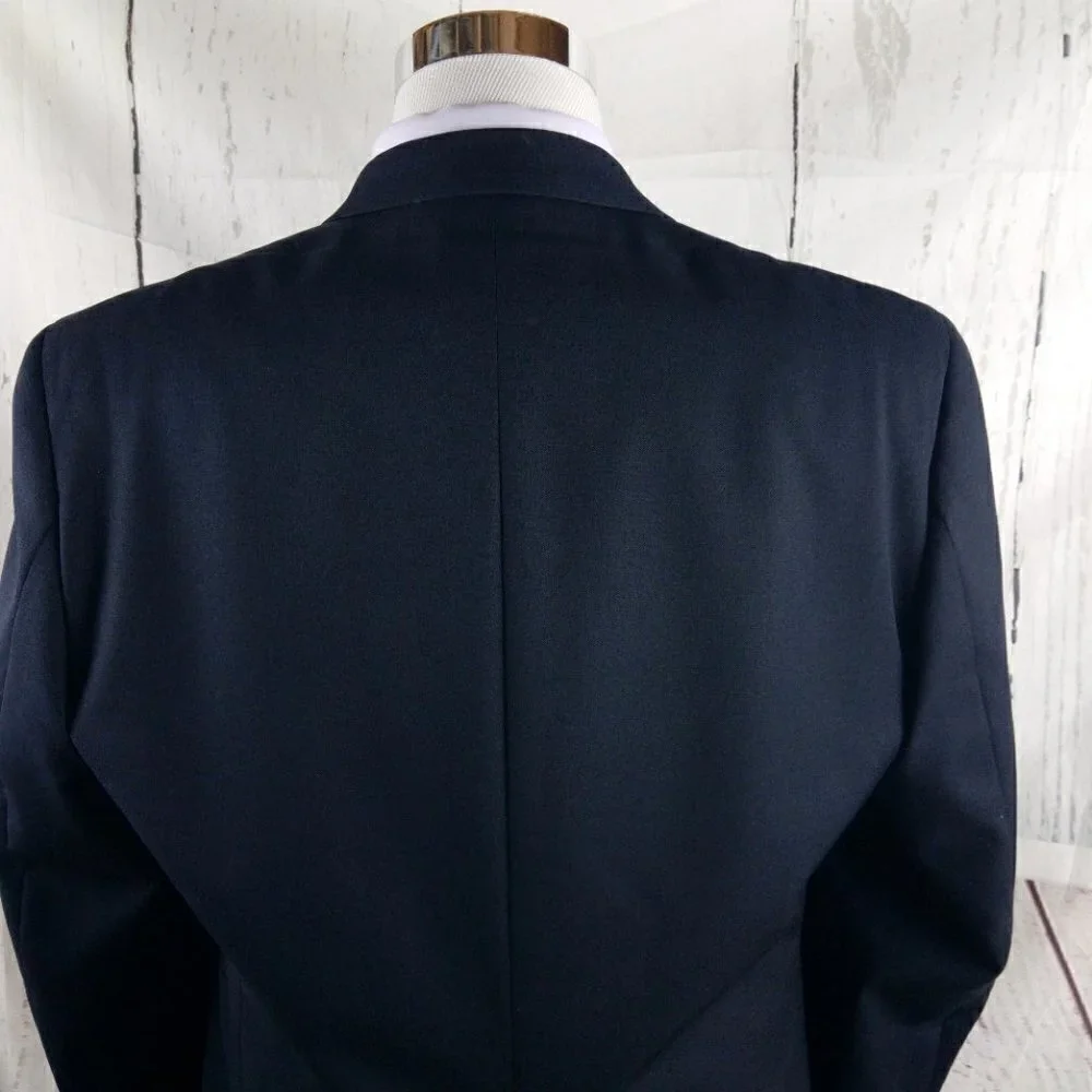 Z2 By Zante Jack Henry 43L Wool 2 Gold Buttons Blue Blazer Sport Coat